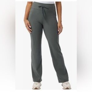 NWT 32‎ Degrees Women's Flare Pant mini rib with pockets S